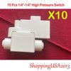 10 X 1/4" High Pressure Switch  Pump RO Water Filter Reverse Osmosis Part