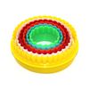 Circular Plastic Double-Sided Cookie Cutters - Set of 6
