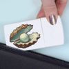 'Pearl in Oyster Shell' Pill Box with Tablet Splitter (PI00030933)