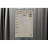 Magnetic Refrigerator Menu Board (Love Birds Mint)