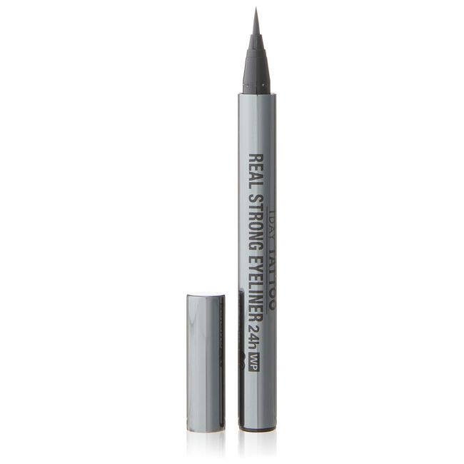 K-Palette Real Strong Eyeliner 24hWP SB, Super Black, 0.02 fl oz (0.6 ml), Multicolor, 0.02 fl oz (0.6 ml) (x 1)