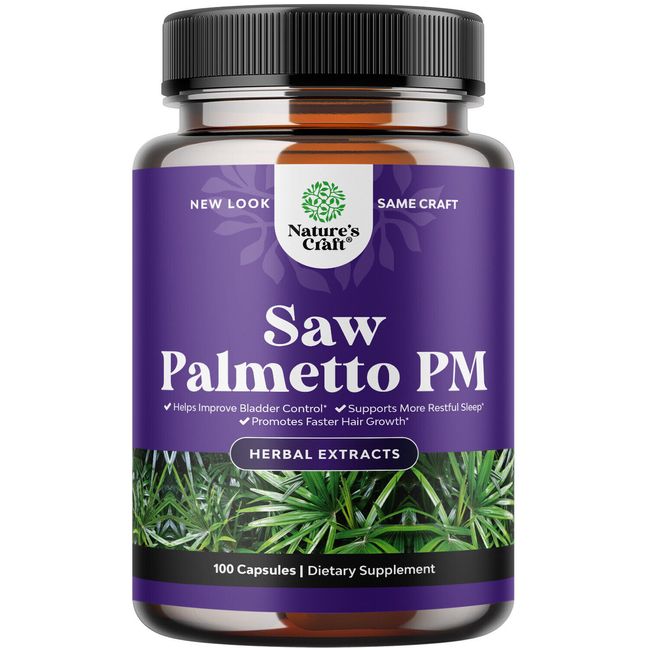 Nighttime Defense Saw Palmetto for Men - Prostate Supplement with Lycopene