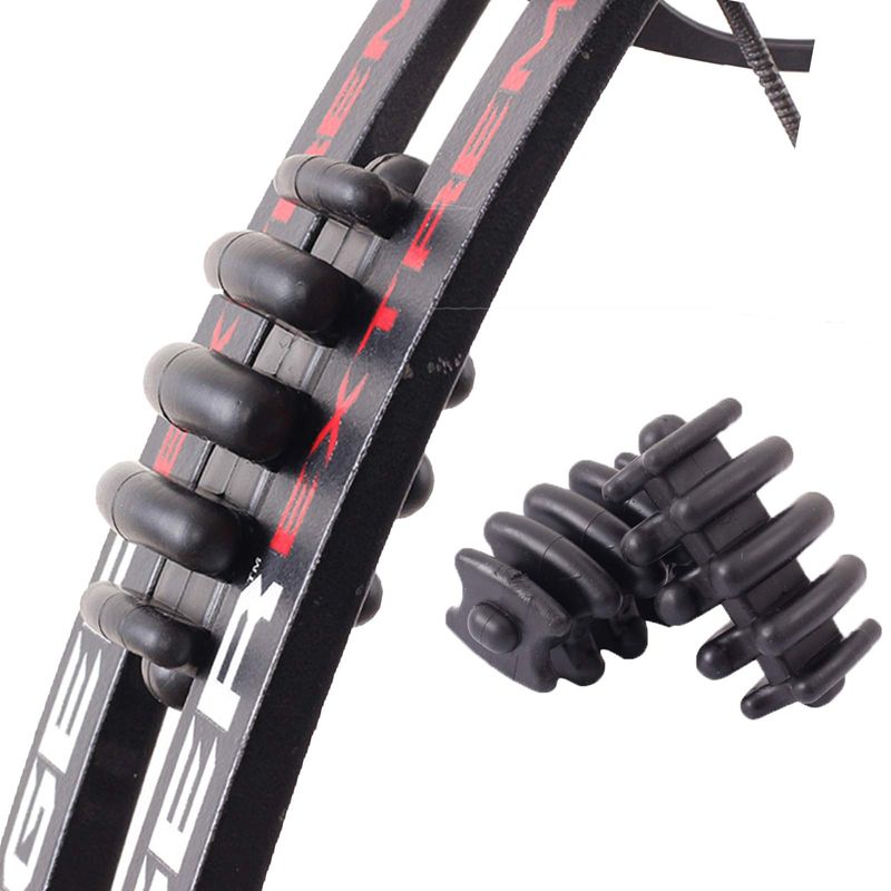 2 Amortisseurs De Vibrations Pour Branches D'arc à Poulies - Caoutchouc, Silencieux, Stabilisateur