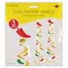 30" Chili Pepper Whirls