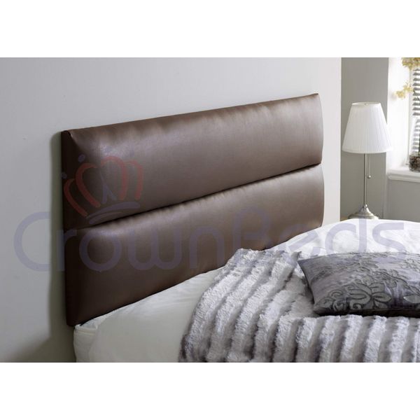 CROWNBEDSUK new elton 4ft6 headboard (4ft6 double, Brown)