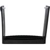 KM Universal Bolt-On Flex Step - Black flexible step for tractors, construction