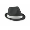 PromotionGift Coloured polyester hat - black