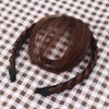 Frcolor Bangs Wig with Braid Wig, Airy Bangs, Air Sensation, Headband Clip, Hair Band, Women's, Hair Ornament, Hair Accessory, Part Wig (Light Brown)