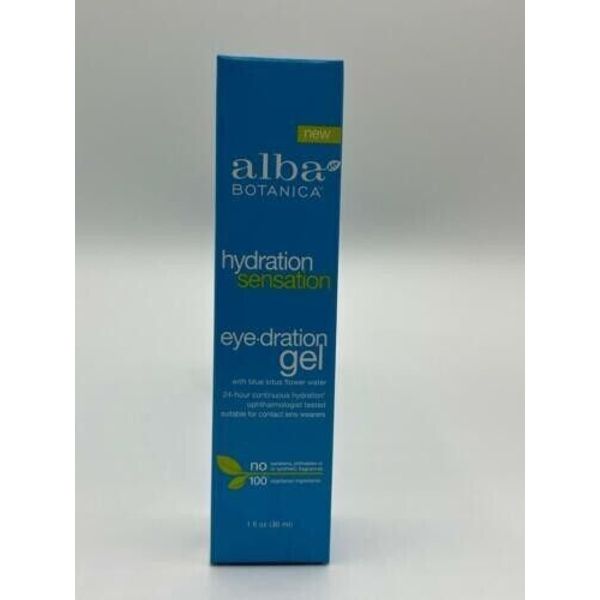 alba BOTANICA hydration sensation 24-hour eye-hydration gel 1 Oz.