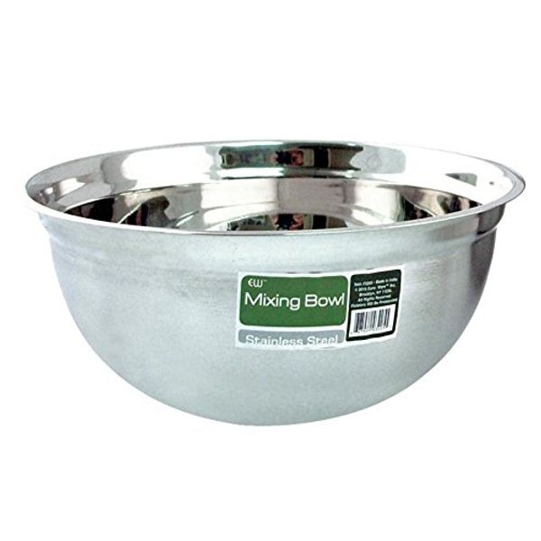 Euro-Ware Mixing Bowl, 5 Quart, Stainless Steel