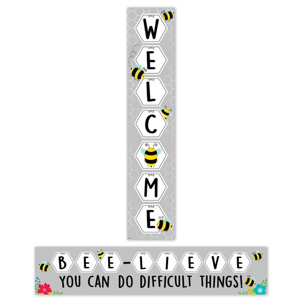 CTP Busy Bees Welcome Classroom Banner Double Sided, Includes 2 Messages (Creative Teaching Press 10664)