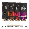 , Dark and Medium Roast Espresso Capsules Variety Pack, Compatible with Nespr...