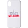 Milkfed 103202054005 iPhone Logo Mobile Case for iPhone X XS, white