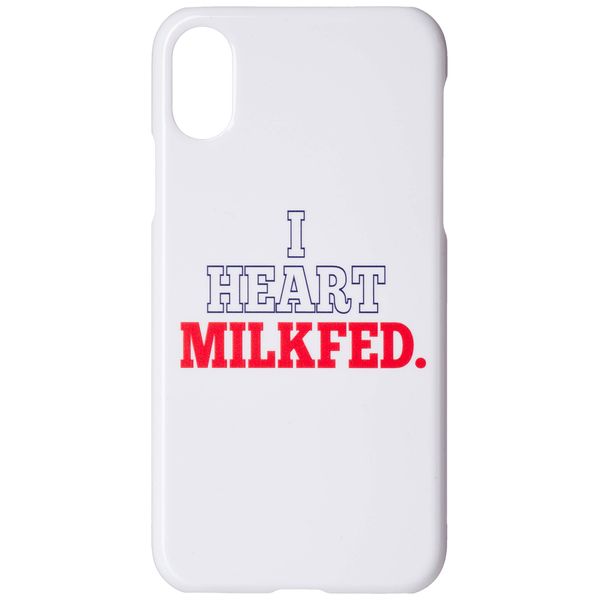 Milkfed 103202054005 iPhone Logo Mobile Case for iPhone X XS, white