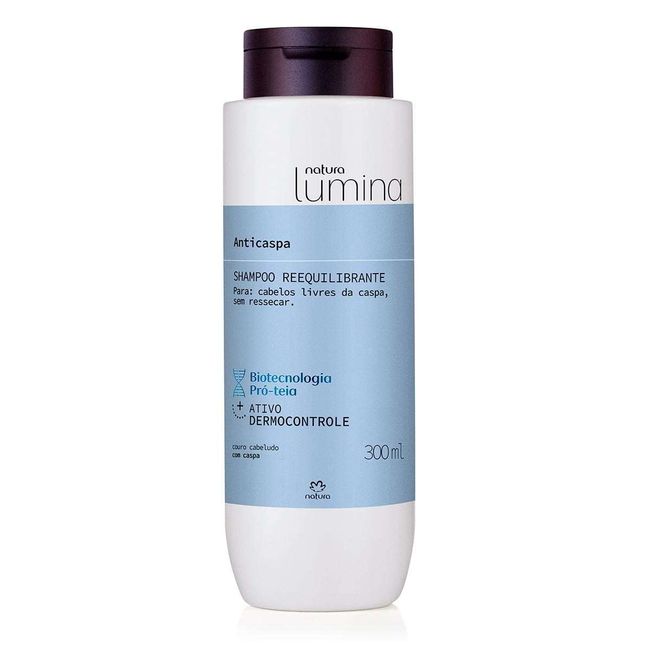 Natura - Linha Lumina - Shampoo Reequilibrante Anticaspa 300 Ml - (Lumina Collection - Anti-Dandruff Rebalancing Shampoo 10.14 Fl Oz)