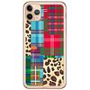 SECOND SKIN Patchwork (Soft TPU Clear) Design by ROTM/for iPhone 11 Pro Max/Apple 3AP11M-TPCL-702-J136
