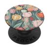 Tulip Floral Wildflowers Pattern Graphic PopSockets Swappable PopGrip