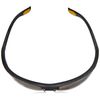 DeWalt Reinforcer Smoke Ploycarbon Safety Glasses - Black/Smoke, One Size
