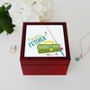 CafePress Tackle Fetcher Memory Keepsake Jewelry Box, 5"x5"x3.75"