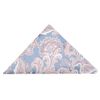 TIES R US Blue and Pink Paisley Pocket Square