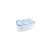 5pce container set - Assort shapes 2.6lt rect/870ml sq/300ml rd/2 x 100ml rd)