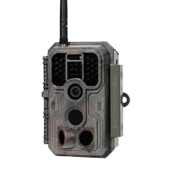 Meidase P200 Trail Camera WiFi Bluetooth, Game Camera with 48MP 1296p, 100ft Night Vision, Cell Phone App, Fast 0.1s Trigger Speed Motion Activated, Waterproof