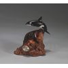 Orca Sculpture by John Perry Small Down-tail version 4 inches tall.
