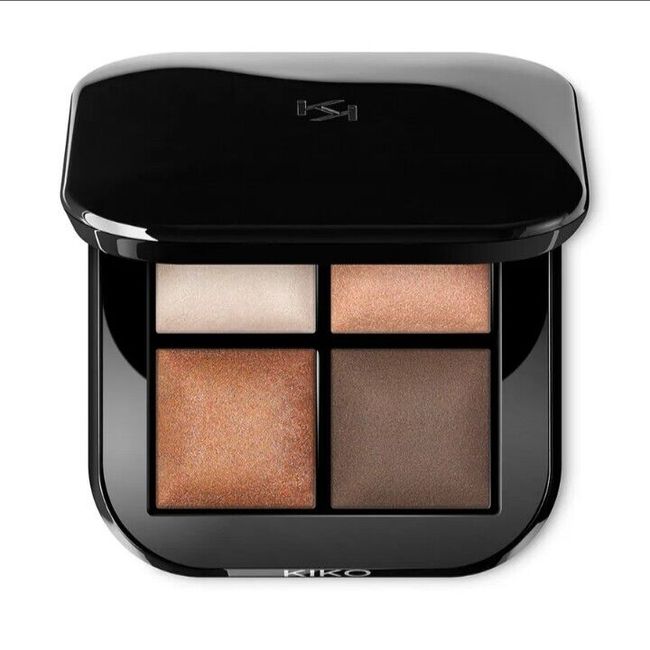 🤎KIKO MILANO Italy Eyeshadow QUAD Discontinued 01 Warm Natural Tones BOXED!