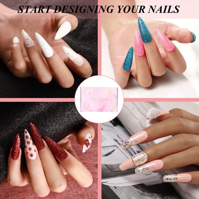 COMPLETE Salon Acrylic Nail Kit For Beginners & Professionals