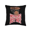 Nothing But Net | Basketball Hoops | Basketball Player Throw Pillow