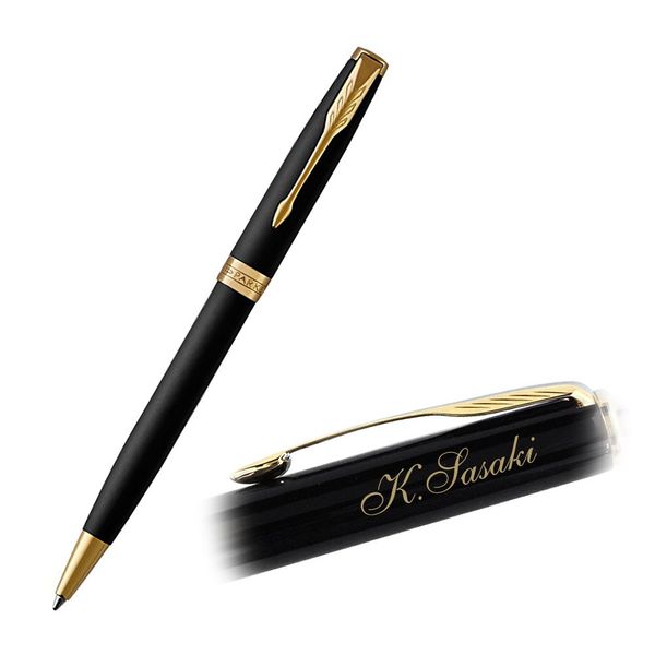 PARKER Sonnet Ballpoint Pen Matte Black GT
