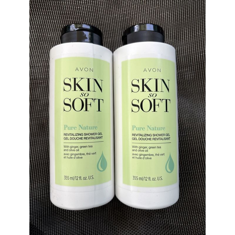 Avon SSS Pure Nature Refitalizing Shower Gel 12 oz. Lot of (2) FREE ...