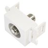 SOLID 4K8K Compatible Wall TV Terminal Current Passing Type Simple JJ Unit Solid Cable #TVT-JJ32