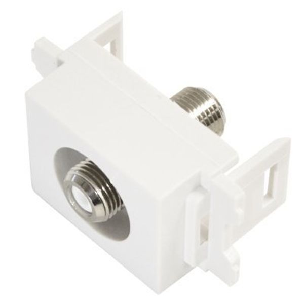 SOLID 4K8K Compatible Wall TV Terminal Current Passing Type Simple JJ Unit Solid Cable #TVT-JJ32