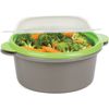 Progressive International Mini Microwave Steamer, Gray – Fast and Easy Vegeta...
