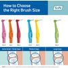 TEPE Interdental Brush Angle Angled Dental Brush for Teeth Cleaning Multi Pack