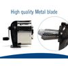 Pencil Sharpeners, Manual Sharpener Desktop and Wall Mount Silver