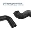 POWERTEC 70198 Flexible Dust Collection Hose, Black, 2.5"