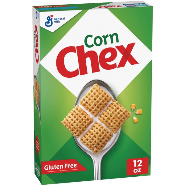 Chex CornGluten Free Breakfast Cereal, Made with Whole Grain, Homemade Chex Mix ingredient, 12 OZ