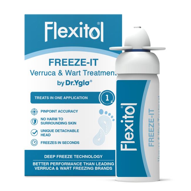 Flexitol Freeze-It Verruca and Wart Treatment 50ml, Treats in one Application, deep Freeze Technology