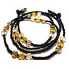 De Suave Eyeglass Cord- Chicklet (Amber)