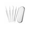 5PC Blackhead whitehead Pimple Blemish Acne Extractor Remover Tool Kit set Zits
