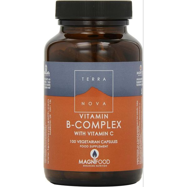 TERRANOVA B Complex With Vitamin C Capsule- 100 Vegicaps
