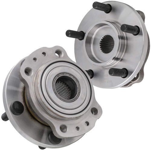 [2-Pack] 512157 - Rear Driver and Passenger Side Wheel Hub Bearing Assembly Compatible with [AWD Models ONLY] 1997-2004 Chrysler Town & Country, 1997-2004 Dodge Grand Caravan