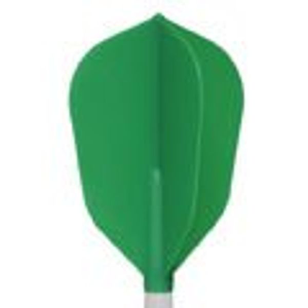 Cosmo Darts 6 Pack Fit Flight - Super Shape Dart Flight (Green)