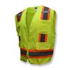 Radians SV62-2ZGT-M Class 2 Two Tone Surveyor Safety Vests, Solid Twill Green, Medium