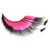 Halloween Stargazer Reusable False Eyelashes - Pink & Black Feather #53