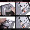 Master Lock 5481EURD Wall Mounted Key Safe with new innovative design, Large Capacity, High Security