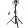 Tripod Selfie Stick Wireless Monopod Compatible with Google Pixel 9/8/7/6 Pro, Remote Shutter Built-in Self-Portrait Extendable Stand