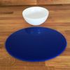 Oval Placemat Set - Gloss Turquoise 2 Placemats Large 58cm x 38cm